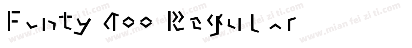 Fonty 400 Regular字体转换